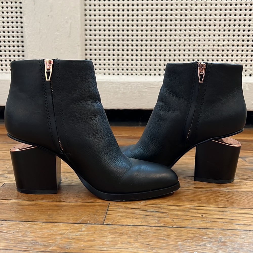 Alexander Wang Gabi Rose Gold Ankle Boot